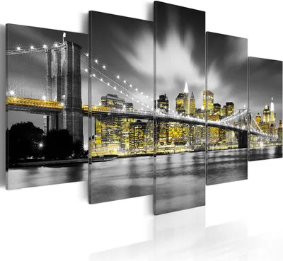Produktbild von Modernes Wandbild 030102-24 (200x100) - 5 Teilig Bilder Fotografie auf Vlies Leiwnand Foto Bild Dekoration Wand Bilder Kunstruck
