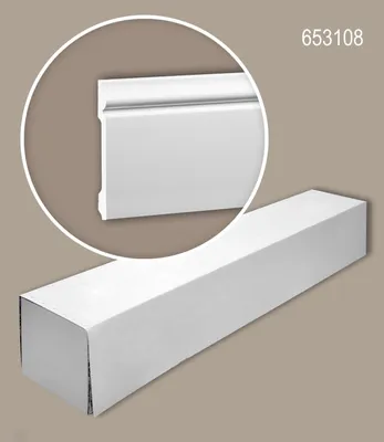 Produktbild von Profhome 653108 Sockelleisten 1 Karton SET mit 12 Zierleisten | 24 m