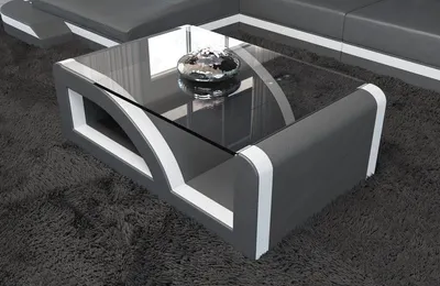 Produktbild von Leder Couchtisch Palermo – Elegantes Design