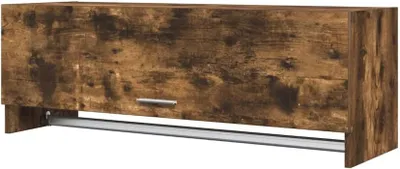 Immagine prodotto di Armadio - Contenitore - Armadio per abiti - Con asta appendiabiti - 100 x 325 x 35 cm - Rovere affumicato