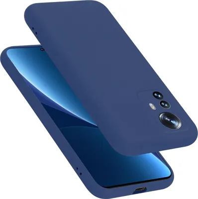 Zdjęcie produktu dla Etui ochronne Cadorabo do Xiaomi 12 PRO w kolorze niebieskim Etui na telefon komórkowy Pokrowiec TPU Etui