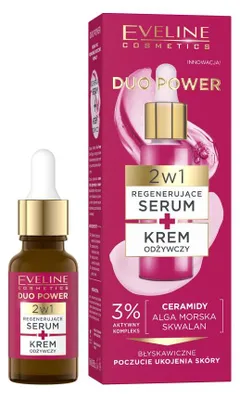 Image de Eveline Cosmetics Duo Power – sérum, hydratant, apaisant