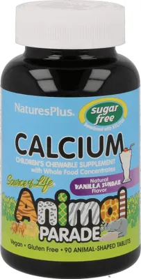 Produktbild von Natures Plus Animal Parade Calcium zuckerfrei – 90 Kautabletten