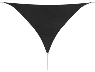 Produktbild von Sonnensegel Oxford Gewebe wasserdicht mit UV-Schutz für Garten Terrasse Balkon Sonnenschutz Windschutz und Schattensegel Beschattung reißfest Dreieck Anthrazit 5 x 5 x 5m