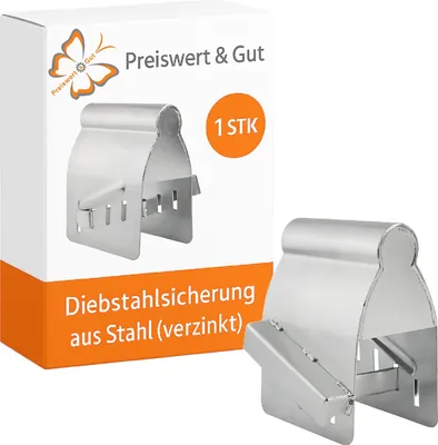 Produktbild von Anhängersicherung mit Deichselschloss – Diebstahlschutz für Wohnwagen, Anhänger & Pferdeanhänger – verzinkter Stahl