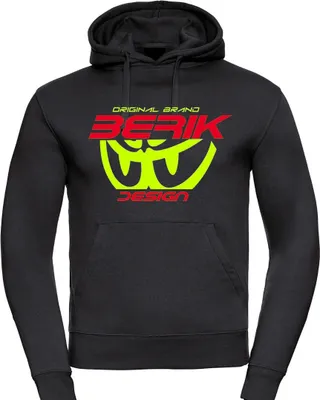 Immagine prodotto di Berik The New Eye Felpa con cappuccio, dunkelblau/gelb/rot, S