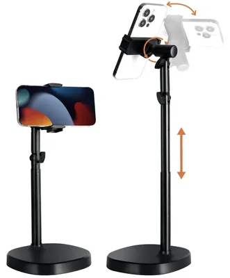 Produktbild von Handyhalterung Smartphonehalter Tischhalter - Höhenverstellbar - 28 bis 39 cm - Für Smartphones bis 6,5 Zoll
