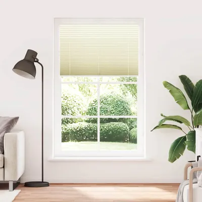 Obrázek produktu pro vidaXL Plisovaná roleta krémová 120x200 cm šířka látky 119,4 cm polyester