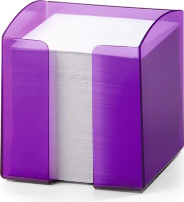 Zdjęcie produktu dla DURABLE Pojemnik z karteczkami TREND, Purpurowy przezroczysty, 1701682992