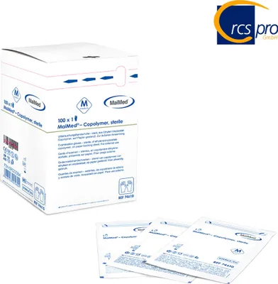 Produktbild von MaiMed-Copolymer-steril, Gr. S Einmal-Handschuhe einzeln verpackt zu 100 St./Box | Box (100 Stück)
