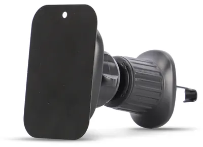 Produktbild von alca® Smartphone Halterung mit Magnet für das Kfz Lüftungsgitter im Auto Sehr robuste Hakenbefestigung, Komfortable Einhandbedienung, Flexibles Kugelgelenk, Zwei dünne Metallplatten im Lieferumfang