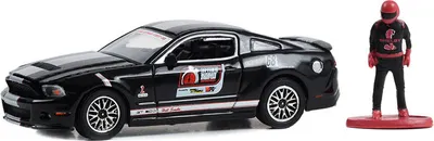 Produktbild von SHELBY GT500 #68 2010 mit Rennwagenfahrer aus der THE HOBBY SHOP-Serie unter Blisterverpackung., GREEN97150-E, Maßstab1/64, GREENLIGHT