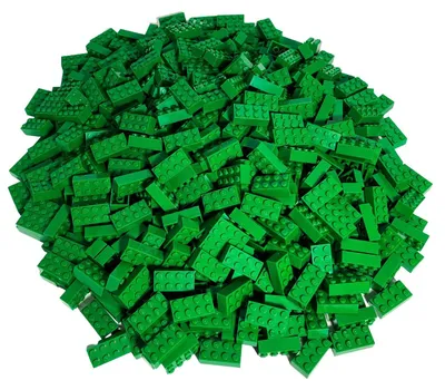 Produktbild von LEGO® 2x4 Steine Bausteine Grün - 3001 NEU! Menge 100x