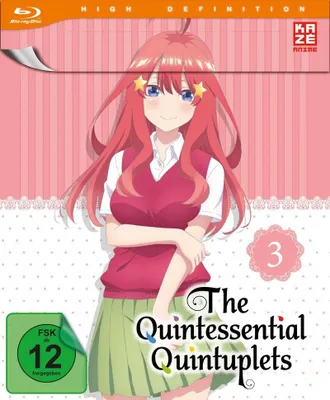 Obrázok produktu pre Quintessential Quintuplets - Vol. 3 (BR) Ep. 09-12 - Crunchyroll GmbH  - (Blu-ray Video / Anime)