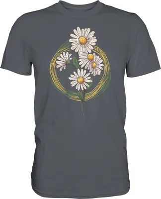 Produktbild von Gänseblümchen Garten Shirt Gärtner – Dark Grey / L