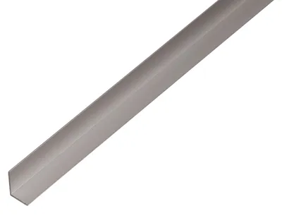 Image de Alberts 029993 Cornière, aluminium, anodisé couleur argent, 1000 x 9,5 x 7,5 mm