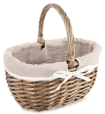 Obrázok produktu pre Piknikový kôš z prútia – 32,5 x 24 x 32 cm