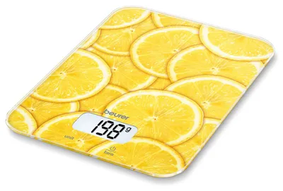 Image de BEURER Balance de cuisine KS 19 Lemon Digital, capacité 5 kg