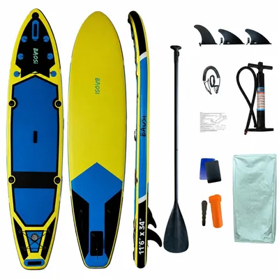 Obrázok produktu pre Nafukovacie SUP doska Wild River 350 x 86 x 15 cm, sada s pádlom, pumpou a batohom Baosi