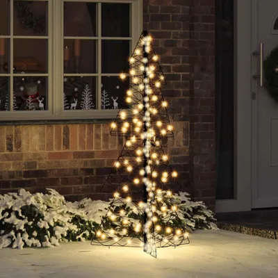 Obrázek produktu pro vidaXL Vánoční stromek se 160 LED diodami teplá bílá 150 cm ratan
