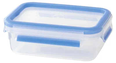 Image de EMSA Frischhaltedose Clip&Close 550 ml rechteckig transparent / blau