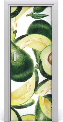 Produktbild von Tulup Türaufkleber 75x205 cm Dekorative Aufkleber Selbstklebend Wasserdichte Tapete Abnehmbar Schlafzimmer Wohnzimmer Wohnkultur - Avocado