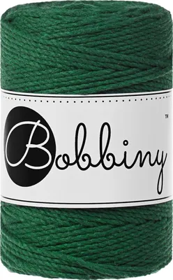 Zdjęcie produktu dla Bobbiny Macrame Cord 1,5 mm 100 m Pine Green Sznurek