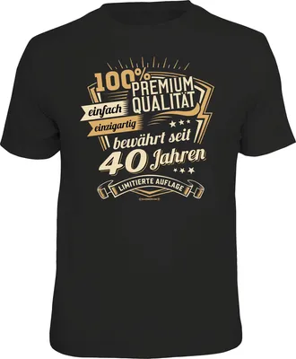 Produktbild von 40 Jahre - Textilien - Premium