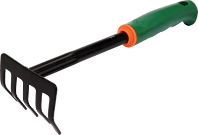 Produktbild von Handrechen mit 5 Zinken, Stahlkopf und Kunststoffgriff