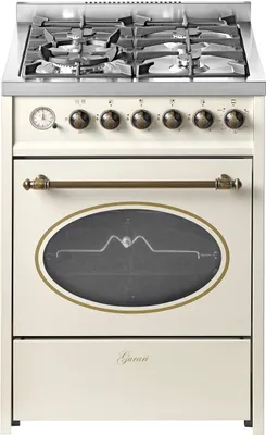 Produktbild von GURARI  GCH G 614 CR, Standherd 60 cm Erdgas Fl.Gas 4 Kw WOK, Gasgrill, Range Cooker