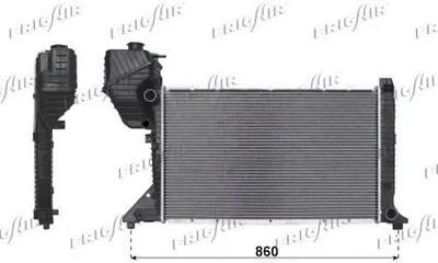 Produktbild von FRIGAIR 0206.2085 Kühler Wasserkühler Motorkühler passend für MERCEDES-BENZ SPRINTER 3-t Kasten (903) SPRINTER 3-t Bus (903) SPRINTER 2-t Kasten