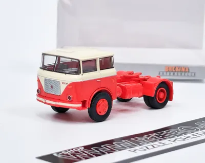 Obrázok produktu pre LIAZ 706 SZM (1970) Svetlá béžová/červená Brekina 1:87