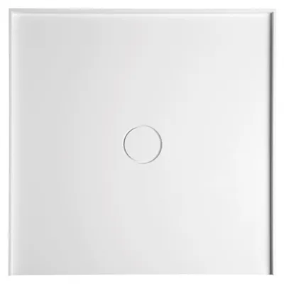 Produktbild von Polysan MIRAI Gussmarmor - Duschwanne für Nische, 90x90x1,8cm, weiß