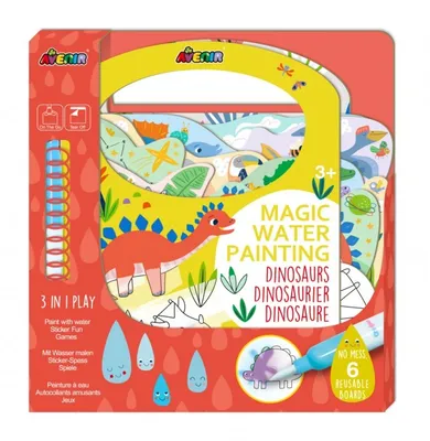 Produktbild von Kolorowanka magiczny obraz wodny dinozaury