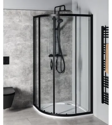 Obrázek produktu pro SIGMA SIMPLY BLACK sprchový kout kvadrant 900x900mm, R550, čiré sklo