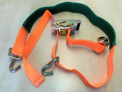 Produktbild von 4 Stück Spanngurte Zurrgurte 50 mm für Pkw Transport zur Radsicherung 2500/5000 daN