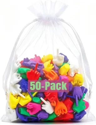 Productafbeelding van Mini-vingerfiguren - Set van 50 - (1 x 2 cm)