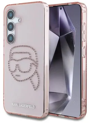 Immagine prodotto di Custodia Karl Lagerfeld Strass K. Head Logo Do Samsung Galaxy S25 Różowy