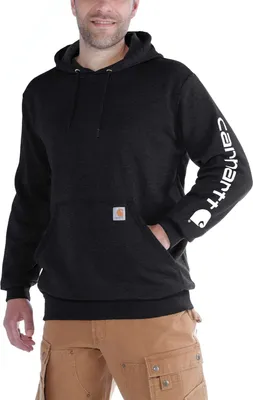 Produktbild von CARHARTT Sleeve Logo Kapuzenpullover Schwarz T.L - K288-BLK-L