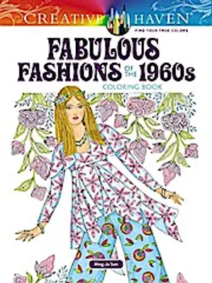 Obrázek produktu pro Creative Haven Fabulous Fashions of the 1960s Coloring Book