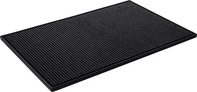 Produktbild von Barmatte, aus schwarzem lebensmittelgeeignetem Gummi, Variante auswählbar : 45 cm Variante: 45 cm