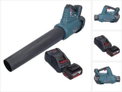 Produktbild von Bosch GBL 18V-750 Professional Akku Gebläse 18 V BITURBO Brushless + 1x Akku 5,0 Ah + Ladegerät