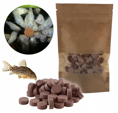 Produktbild von Fischfutter Aquarium, Krill Pacific Omega-3 Hafttabletten 50g