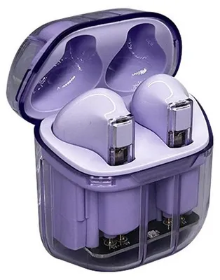 Produktbild von Kabellose Bluetooth 5.3 Sportkopfhörer Stereo Kopfhörer Violett