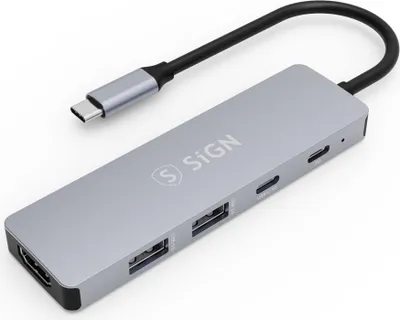 Immagine prodotto di SiGN HUB USB-C a USB-A / USB-C / PD / HDMI