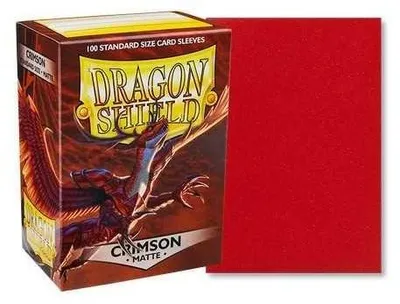 Imagen del producto de Dragon Shield: Matte  Crimson (100) – Fundas protectoras – Arcane Tinmen ApS