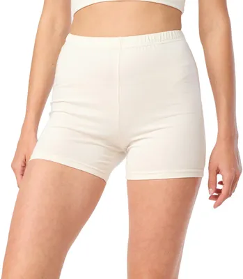 Produktbild von Merry Style Damen Shorts Radlerhose Kurze Hose Boxershorts aus Baumwolle MS10-392 (Ecru, XL)