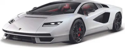 Produktbild von Bburago 18-21102 - Modellauto - Lamborghini Countach LPI 800-4 (weiß, Maßstab 1:24)