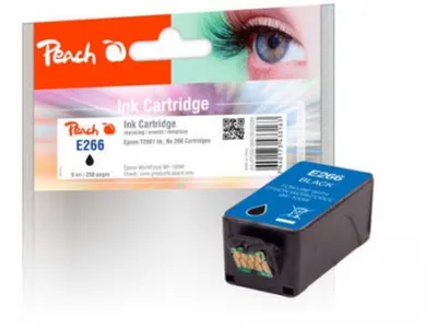 Produktbild von Peach PI200-584, Schwarz, Tinte auf Pigmentbasis, 9 ml, 1 Stück(e), 250 Seiten