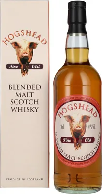 Produktbild von Hogshead Fine Old Blended Malt Scotch Whisky 43% Vol. 0,7l in Geschenkbox